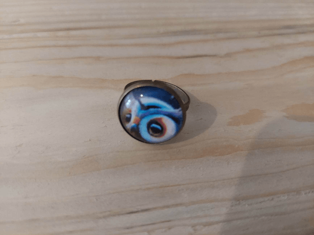 Bague Cabochon La chouette