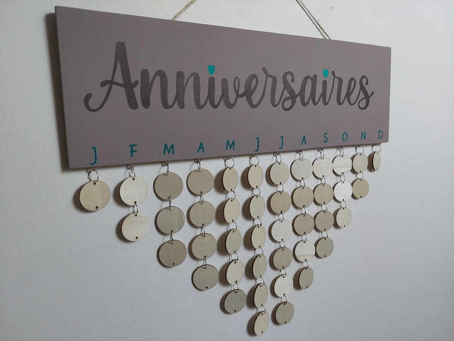Calendrier des Anniversaires