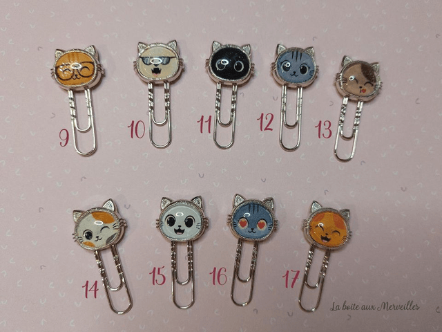 Marque page Trombone animaux