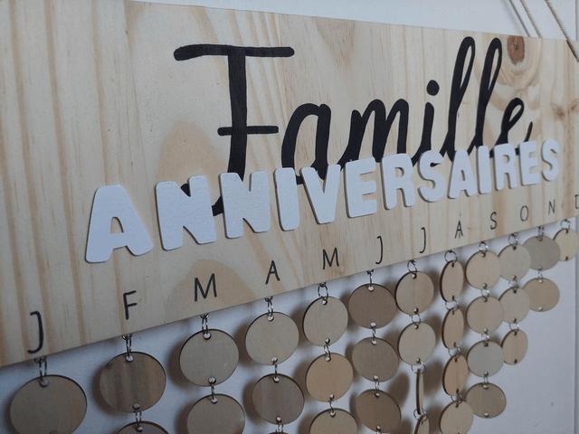 Calendrier des Anniversaires