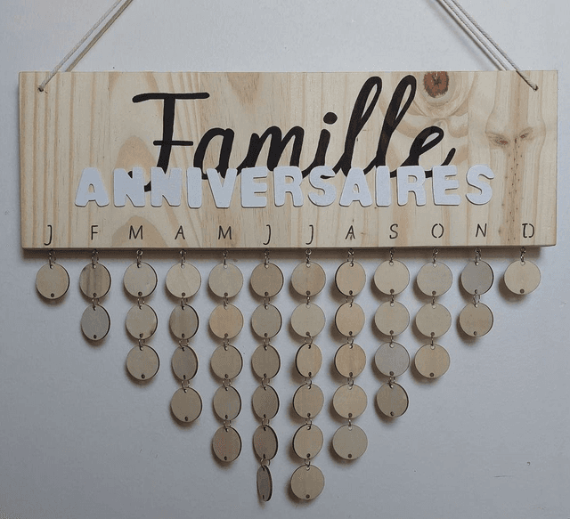 Calendrier des Anniversaires