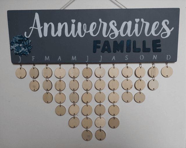 Calendrier des Anniversaires