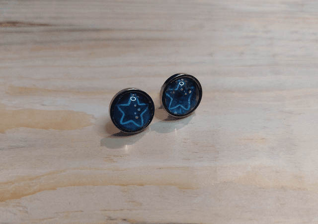 Boucles d&#039;oreille Cabochon SEA